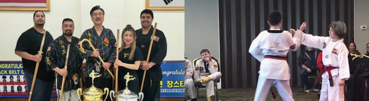 All Star Taekwondo demo team and family